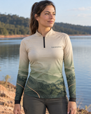 Camisa de Pesca Feminina Forest Line com Proteção UV50+