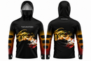Camisa de Pesca TucunaFish Olho do Predador com Capuz+Bandana e Proteção UV50+