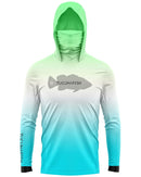 Camisa de Pesca TucunaFish Hydro Flow com Capuz+Bandana e Proteção UV50+