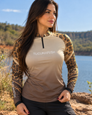 Camisa de Pesca Feminina Predadora com Proteção UV50+