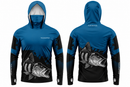 Camisa de Pesca TucunaFish Golpe Fatal com Capuz+Bandana e Proteção UV50+
