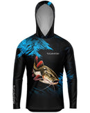 Camisa de Pesca TucunaFish Sombra do Rio com Capuz e Proteção UV50+