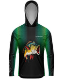 Camisa de Pesca TucunaFish Vortex com Capuz e Proteção UV50+