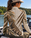Camisa de Pesca Feminina Felina com Proteção UV50+