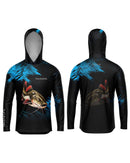 Camisa de Pesca TucunaFish Sombra do Rio com Capuz e Proteção UV50+