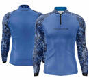 Camisa de Caça e Pesca Blue Camo com Proteção UV50+