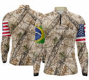 Camisa de Caça Fronteira com Proteção UV50+