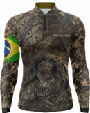 Camisa de Caça Javali Brasil com Proteção UV50+