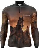 Camisa Agro Western Horse com Proteção UV50+
