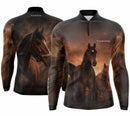 Camisa Agro Western Horse com Proteção UV50+