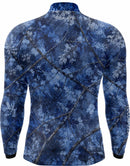 Camisa de Pesca e Caça Floresta Azul com Proteção UV50+