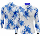 Camisa de Caça e Pesca Maré Azul com Proteção UV50+