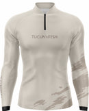 Camisa de Pesca Marfim com Proteção UV50+