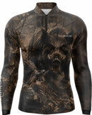 Camisa de Caça Caçador de Javali com Proteção UV50+