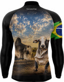 Camisa Agro Nelore Brasil com Proteção UV50+