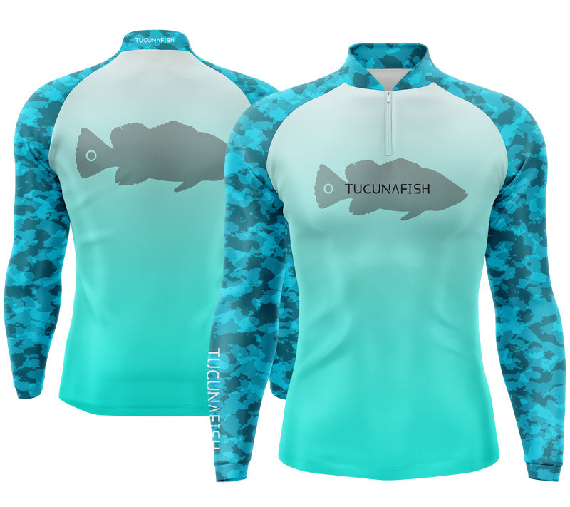 Camisa de Pesca Blue Hunter com Proteção UV50+