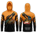 Camisa de Pesca TucunaFish Garra do Predador com Capuz+Bandana e Proteção UV50+