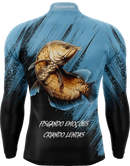 Camisa de Pesca TucunaFish Lâmina Azul com Proteção UV50+