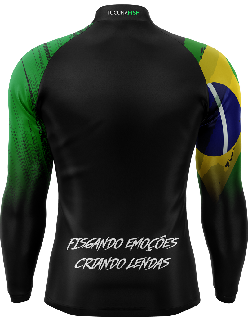 Camisa de Pesca TucunaFish Brasil com Proteção UV50+