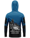 Camisa de Pesca TucunaFish Golpe Fatal com Capuz+Bandana e Proteção UV50+