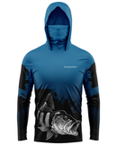 Camisa de Pesca TucunaFish Golpe Fatal com Capuz+Bandana e Proteção UV50+