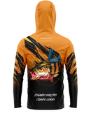 Camisa de Pesca TucunaFish Garra do Predador com Capuz+Bandana e Proteção UV50+