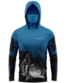Camisa de Pesca TucunaFish Golpe Fatal com Capuz+Bandana e Proteção UV50+
