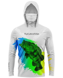 Camisa de Pesca TucunaFish Predador Nacional com Capuz+Bandana e Proteção UV50+