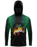 Camisa de Pesca TucunaFish Vortex com Capuz+Bandana e Proteção UV50+