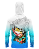 Camisa de Pesca TucunaFish Lenda Viva com Capuz+Bandana e Proteção UV50+