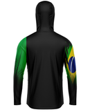 Camisa de Pesca TucunaFish Brasil com Capuz e Proteção UV50+