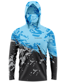 Camisa de Pesca TucunaFish Zona Gelada com Capuz+Bandana e Proteção UV50+