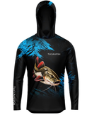 Camisa de Pesca TucunaFish Sombra do Rio com Capuz e Proteção UV50+