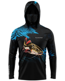 Camisa de Pesca TucunaFish Sombra do Rio com Capuz+Bandana e Proteção UV50+