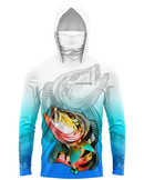 Camisa de Pesca TucunaFish Lenda Viva com Capuz+Bandana e Proteção UV50+