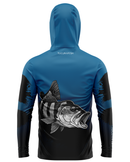 Camisa de Pesca TucunaFish Golpe Fatal com Capuz+Bandana e Proteção UV50+