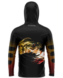 Camisa de Pesca TucunaFish Olho do Predador com Capuz+Bandana e Proteção UV50+