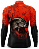 Camisa de Pesca Feminina Escama de Fogo com Proteção UV50+
