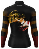Camisa de Pesca Feminina Olho do Predador com Proteção UV50+