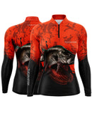 Camisa de Pesca Feminina Escama de Fogo com Proteção UV50+