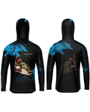 Camisa de Pesca TucunaFish Sombra do Rio com Capuz e Proteção UV50+