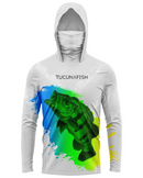 Camisa de Pesca TucunaFish Predador Nacional com Capuz+Bandana e Proteção UV50+
