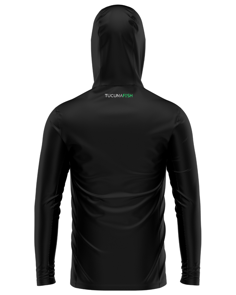 Camisa de Pesca TucunaFish Clássica com Capuz+Bandana e Proteção UV50+