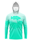 Camisa de Pesca TucunaFish Água Viva com Capuz+Bandana e Proteção UV50+