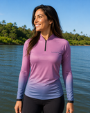 Camisa de Pesca Feminina Maré Rosa com Proteção UV50+
