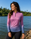 Camisa de Pesca Feminina Maré Rosa com Proteção UV50+