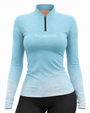 Camisa de Pesca Feminina Horizonte Azul com Proteção UV50+