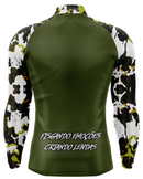 Camisa de Pesca Sniper Verde com Proteção UV50+