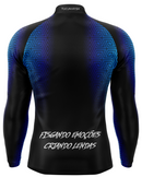 Camisa de Pesca Prisma Azul com Proteção UV50+