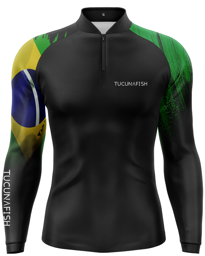 Camisa de Pesca TucunaFish Brasil com Proteção UV50+